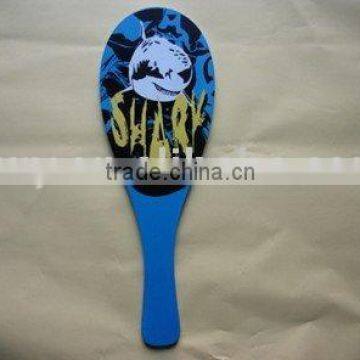 2013 custom high quality wooden beach racket