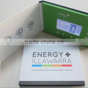 Business Card Invitation Card Business Gift Lcd 4.3inch Video Book