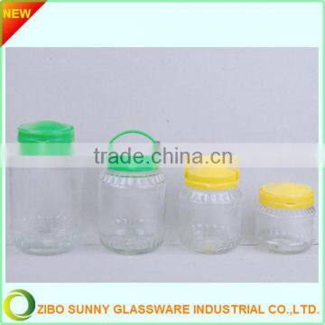 Clear Glass Canisters With Plastic Lids