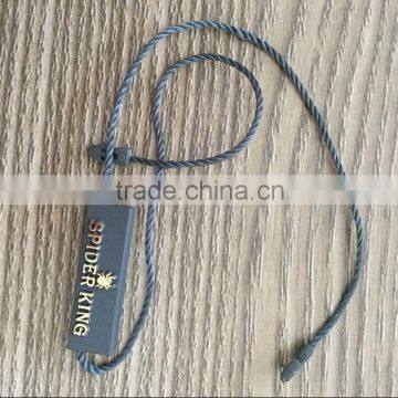 Custom Elastic String Tags,yellow Common Clothing Plastic String photo-3