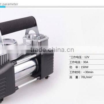 New mini portable Auto Air Compressor pump Tire Inflator high vacuum pumps vacuum pump manufacturer