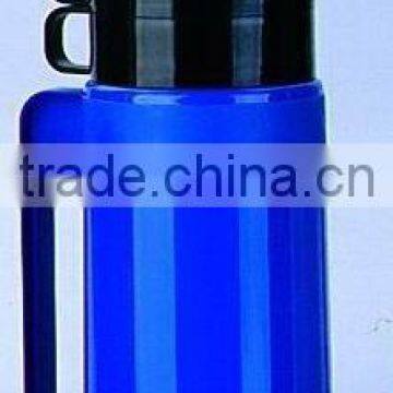 Thermos bottle with glass liner