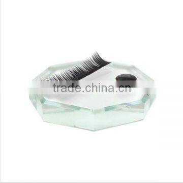 High Quality Eyelash Extension Round Crystal Adhesive Glue Pallet photo-4