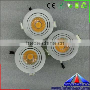 AC100-240V 600Lm Dimmable led ceiling light, COB Downlight 7W