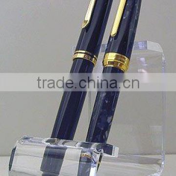 L shaped clear acrylic pen stand decoration,pen holder display