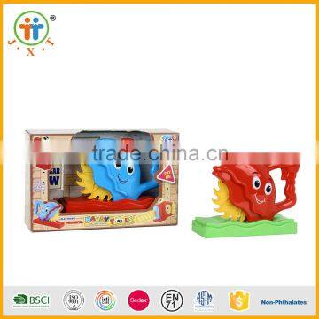 Battery operated cartoon bucksaw tool and brains toys with sound item 101556