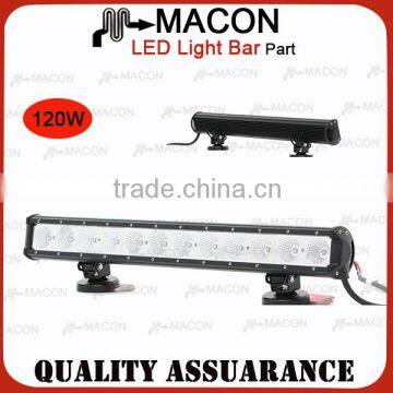 New Projector Technology 10w Osram dual Row 120w led light bar, 50000lumen output light distance more than 1.5km