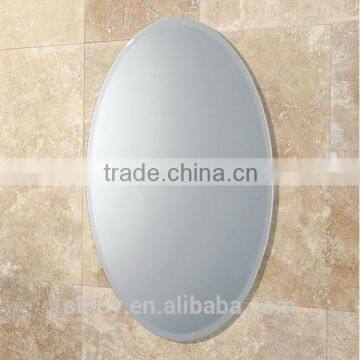 China Qingdao Frameless Mirror, Bevelled Bathroom Mirror Glass / Bevelled Decorative Mirrors for interior applications