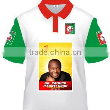 China factory election campaign polo shirt plus size