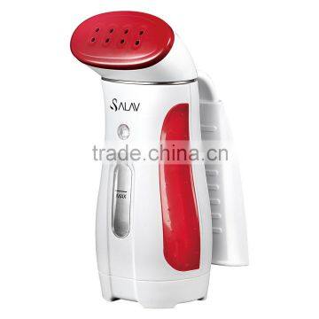 SALAV travel Mini steamer in beautiful line with masuring handle Red