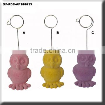 flocking polyresin hanging decoration