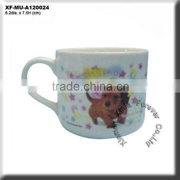 decal porcelain kids mug