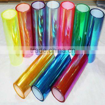 New water-proof colorful color change car light chameleon headlight tint film