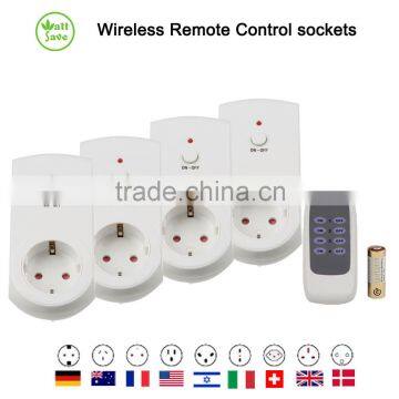 Smart Wireless Remote Control Socket Switches Europe Plug K15 4+1