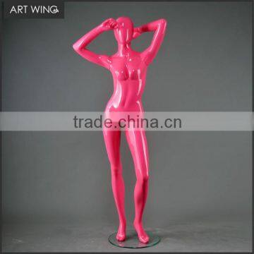 glossy color abs/fiber articulated wood mannequin