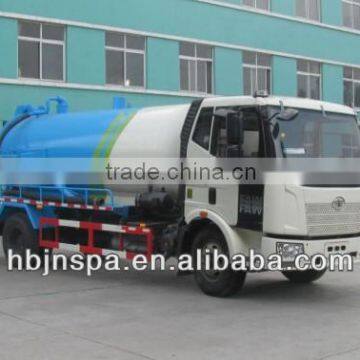 best FAW 7000L Suction sewage truck, sewage suction tanker truck for sale