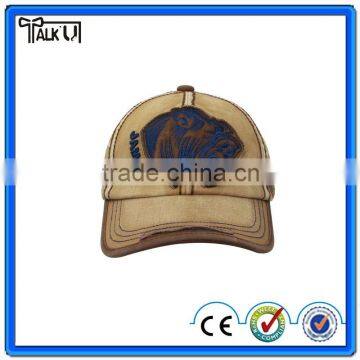 High quality 6 Panel Blank White Applique Embroidery Baseball Cap