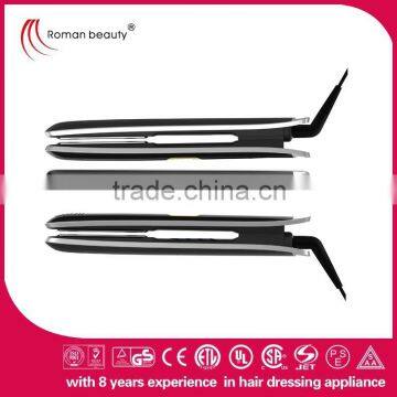 Black Rubber Flat Iron, Ceramic Flat Iron Brand Hair Straightener Quality Choice photo-2