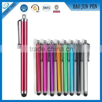 Various Multicolor Capacitive Metal Stylus Touch Ball Pen , Promotional Ball-point Pen