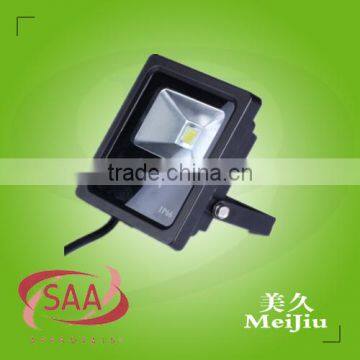 10W 800LM 80lm/w San'an chip 120degree PF0.6 CRI75 IP65 AC85-265V 8030 Pure white 5000-5500k LED Floodlight