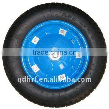 Wheelbarrow Solid Tire With Metal Rim photo-6
