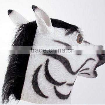 hot sales good quality halloween Latex Rubber head horse halloween mask