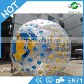 Hot Sale human sized hamster ball price,zorb ball games,inflatable aqua zorbing ball