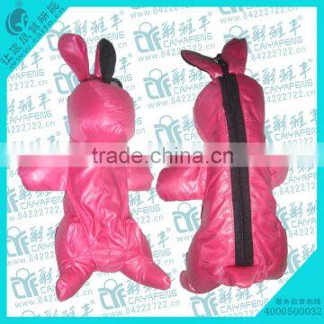 2012 Rabbit style Cartoon Folding Nylon bag,Folding shopping bag