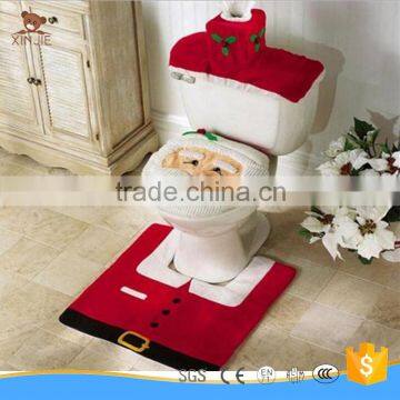 christmas holiday decorations toilet seat cover mat