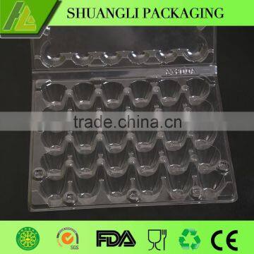 30 Holes Clear Disposable Plastic Quail Egg Packaging Tray photo-6