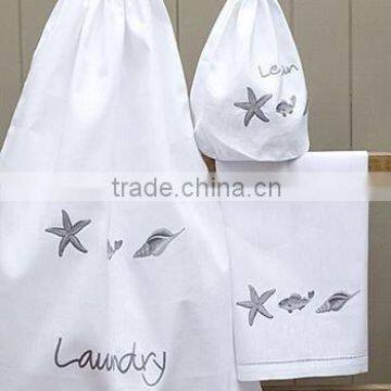 embroidery laundry bag