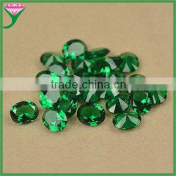 wholesale china synthetic nano green spinel 8*10mm oval aaaa grade green jasper gemstone