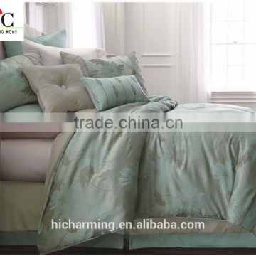 Customized wholesale jacquard comforter set