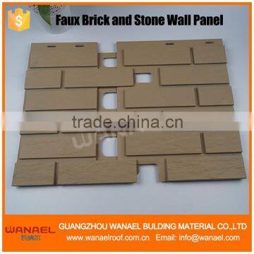 Wanael Faux Exterior Random Rock Plastic Wall Panel