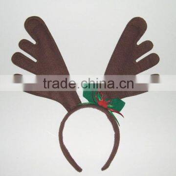 2016 New Design Promotional Christmas Reindeer Antlers headband for Christmas Party Decorations