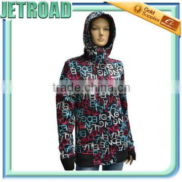 Women sweatshirt windproof breathable softshell Hoodie Jacket