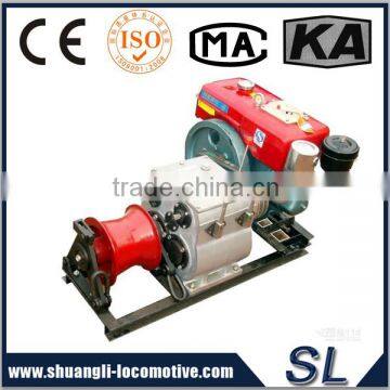Max Speed 25M/Min Diesel Power Winch For Mine Construction