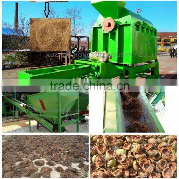 Hot sale Palm/coconut fiber machine in Indonesia