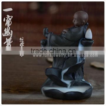 Small sleeping baby buddha Incense Burner ,ceramic incense burner