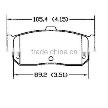 D540 for Nissan trw brake pads