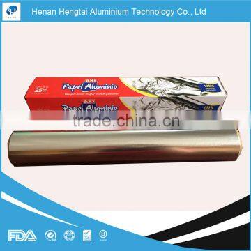 hot sales retail aluminium foil roll with FDA, SGS, HACCP, KOSHER