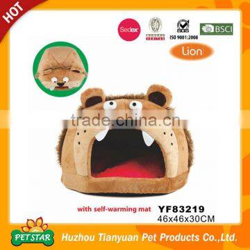 New!!! Comfortable Luxury Unique Design Cute Monkey Head Plush Pet House Dogs photo-3