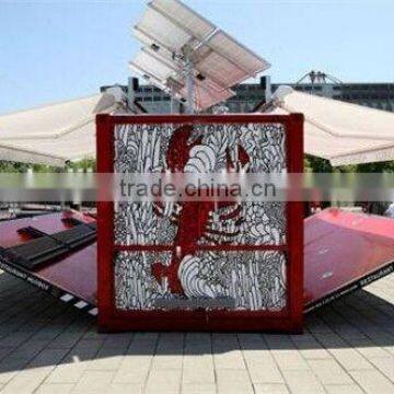 custom 20ft luxury solar power container shop/bar/restaurant