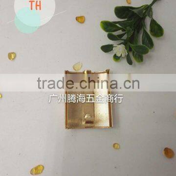 China Suppliers Light Gold Custom Metal Logo Labels for Handbags photo-2