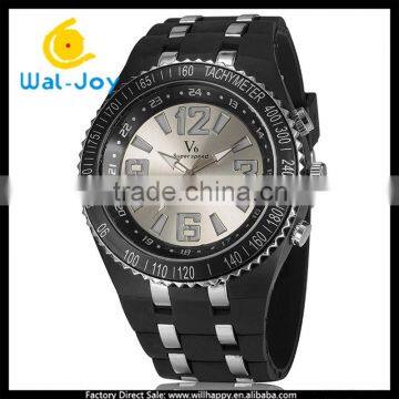 WJ-5414 Big Face Silicone Trendy Attractive Top Brand V6 Night Luminous Men and Women Watch photo-3
