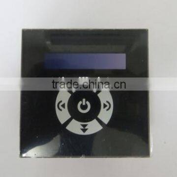 led controller 12v 24v 12a touch led lighting controller black color wall installing for led strip high quality 3 years warranty