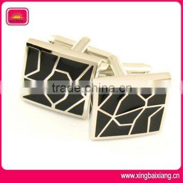 Simple Shaped Silver Business Cufflink Buttons photo-5