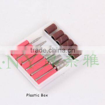 Nail Drill Replacement Parts 6PCS Different Carbide Nail Drill Bits Sanding Bands