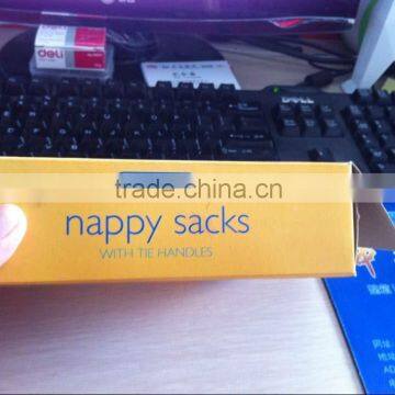 Disposable Orange Fragranced Handle Scented Baby Disposable Diaper Sacks photo-2