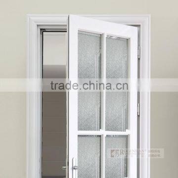 ROGENILAN 45 Series Australian Standard Aluminium Double Glazing Frosted Glass Casement Door photo-3